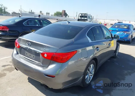 2017 Infiniti Q50 2.0T Premium from USA, damaged, VIN JN1CV7AP9HM640525